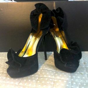 🌹REDUCED🌹 BLACK SUADE BABYDOLL!